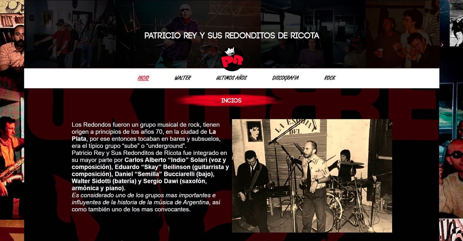 Sitio sobre Los Redondos